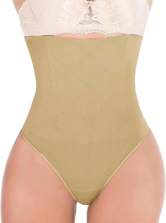 Thong Shapewear Tummy Control Underwear for Women Seamless Girdle