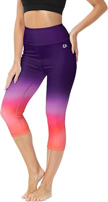 Deerose Swim Pants for Women Swim Capris High Waisted Sun Protection UPF 50 Long Swimming Leggings Shorts
