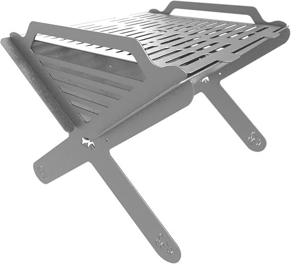 Kamp Ayısı® X-Mangal™: Çelik Mangal Katlanabilir Izgara Çantalı, Taşınabilir, Dayanıklı, Hızlı Kurulum