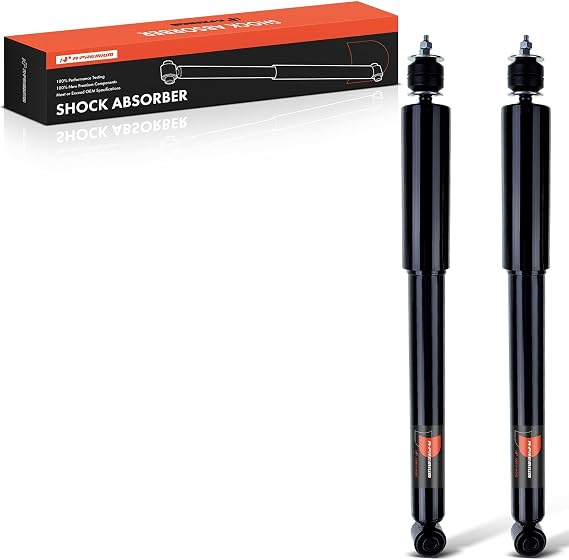 A-Premium Rear Shock Absorbers, Set of 2 - Compatible with Honda