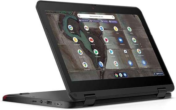 Lenovo 500e Chromebook Gen 3 82JB003XUS 11.6" Touchscreen Convertible 2 in 1 Chromebook - HD - 1366 x 768 - Intel Celeron N4500 Dual-core (2 Core) 1.10 GHz - 4 GB Total RAM - 4 GB On-Board Memory -