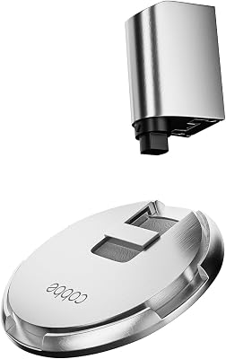 Cobbe Mechanical Door Stoppers Zinc Alloy Door Catch, Heavy Duty Door Holder Stops for Floor Mounting, Door Holder Keep Door Open and Windproof - Brushed Steel