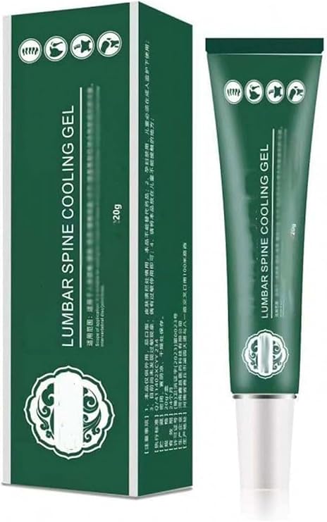 Lumbar Type Cold Compress Gel, Lumbar Spine Cooling Gel, Natural Cooling Pain Relief Balm for Spinal Joint Shoulder Periarthritis Pai (1 Piece)