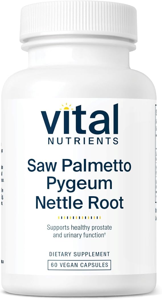 Vital Nutrients Saw Palmetto with Pygeum & Nettle Root, 60 Capsules