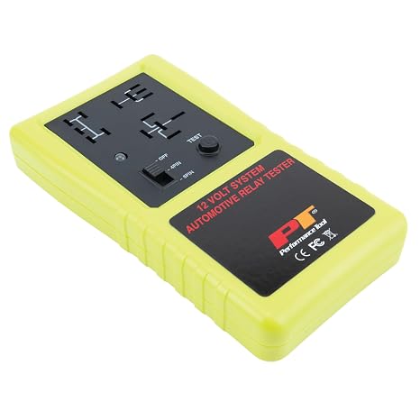 Performance Tool 3009 12-Volt 4- and 5-Pin Automotive Relay Tester | Cordless diagnostic tool checks relays and contacts. Solve car relay and circuit problems