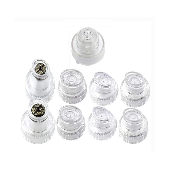 Face Care Beauty Machine Spare Parts Hydro Dermabrasion Aqua Peel Water Scrub Tips Caps 6 Plastic HydraDermabrasion 2 Diamond Microdermabrasion 1 Spray Replacement Acceossories