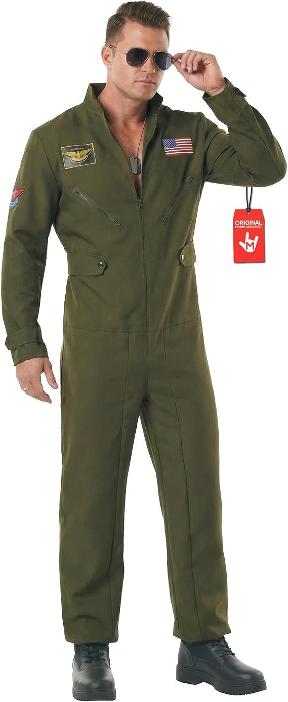 Morph Pilot Costume Men, Fighter Pilot Costume, Aviator Suit, Halloween Costumes Adult, Halloween Costumes Mens
