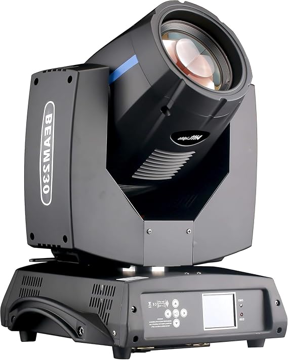 Mini 7R 250W Sharpy Beam Moving Head Light for Wedding Church DJ Disco KTV Bar Event Party Show Effect Wheel (8 Prism+16prism) (One Class lamp)