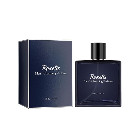 AMALIA Men's Charming Perfume, Long Lasting Fragrance with Bergamot and Cedar Wood, 50ml/1.7FL.OZ