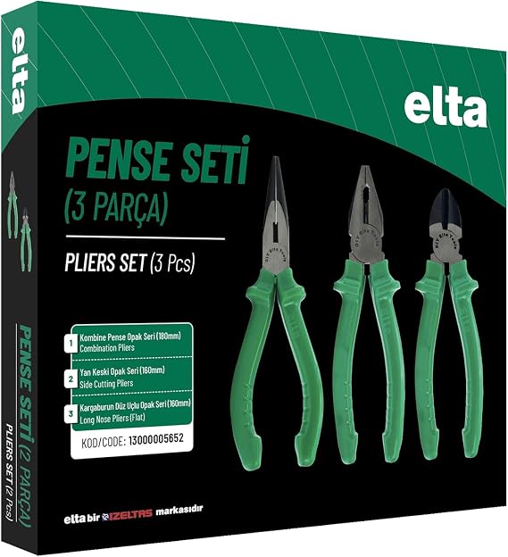 ELTA 3 Piece Pliers Set