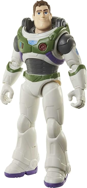 Mattel Disney and Pixar Lightyear Large 12 Inch Scale Space Ranger Alpha Buzz Lightyear Action Figure, 12 Movable Joints, Authentic Movie Gift 4 Years & Up, HHK30