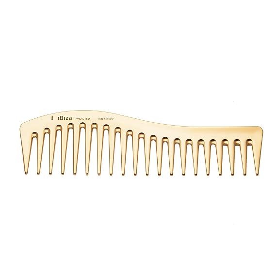 Ibiza Hair - Wave Detangling Comb (Gold)
