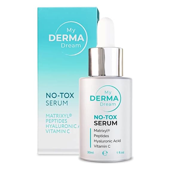 NoTox Anti Aging Peptide Serum for Face and Neck, Fine Lines, 1 fl oz