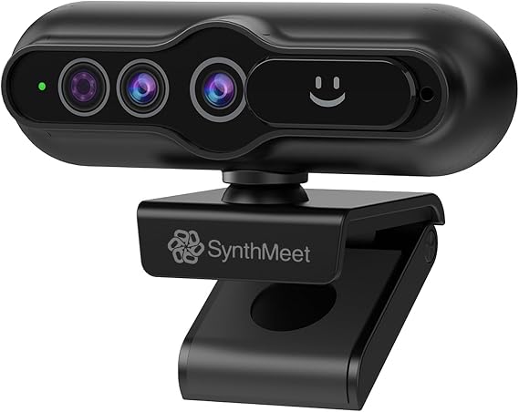 2K Webcam with Windows Hello, Noise-reducing Mic, USB Webcam Plug and Play