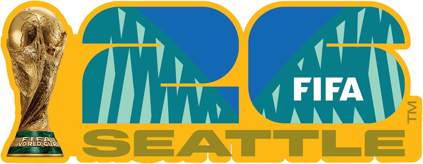 FIFA World Cup 2026 Seattle Host City Logo Pin