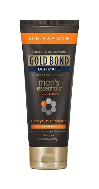 Gold Bond Ultimate Men's Essentials Everyday Formula Hydrating Cream, 2 Count