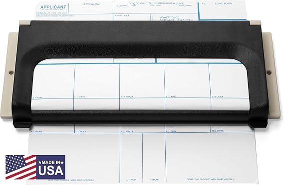 NATIONAL GUN TRUSTS - Made in USA - FD-258 Fingerprint Cardholder