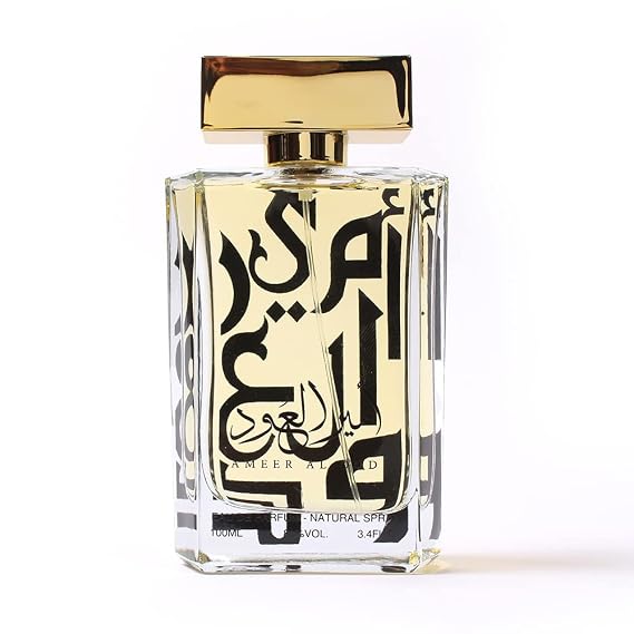 Almas Perfumes Upscale Perfume & Oud co. Ameer AL Oud Orignal 100% Eau De Parfum Unisex Spray - 3.4 Fl Oz (100 ml)