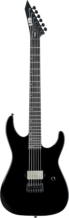 ESP LTD M-201HT Baritone Electric Guitar - Black
