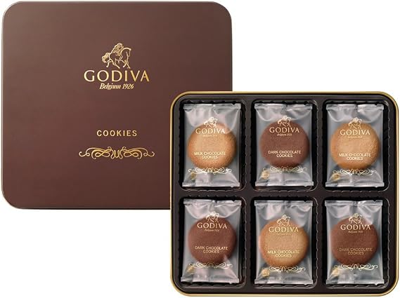 GODIVA Cookie Assortment, Pack of 18