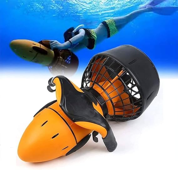 300W/500W Underwater Sea Scooter, Submersible Swimming Booster with Lithium Battery, Underwater Scooter Booster for Water Sports, Swimming Pool, Diving,300W