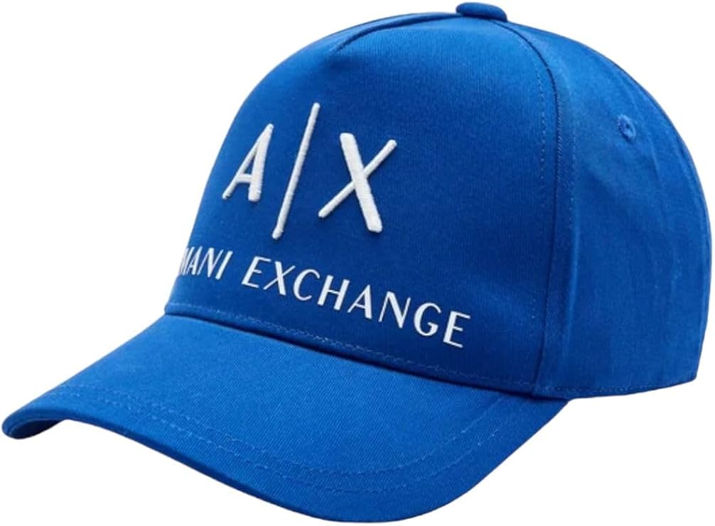 Armani Exchange Mens Corporate Logo Baseball Hat