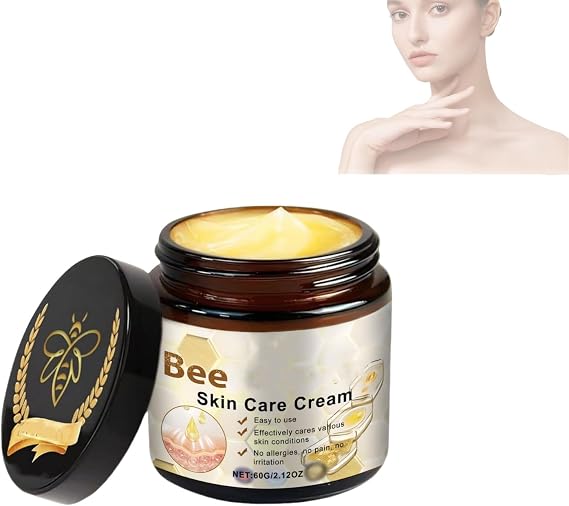 Bee Venom Cream,Powerful Skin Care Bee-Venom Cream,Natural Body Cream,Bee Skincare Creams For All Skin Types,60g(1PCS)
