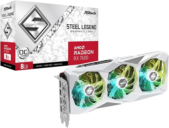 ASROCK 90-GA4DZZ-00UANF carte graphique AMD Radeon RX 7600 8 Go GDDR6