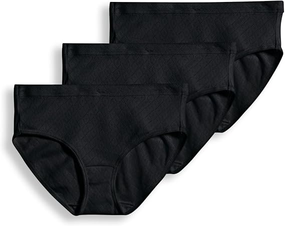 Jockey Women's Underwear 100% Cotton Elance Breathe Hipster - 3 Pack
