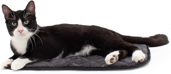 Jackson Galaxy Basic Cat Mat Plush Scent Soaker Pad, Charcoal