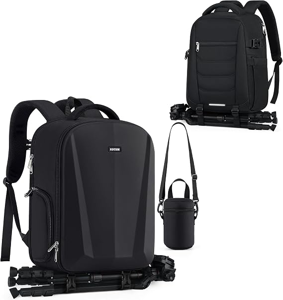 SDYSM Camera Backpack with Lens Pouch(15.6in)+Camera Backpack(14in)