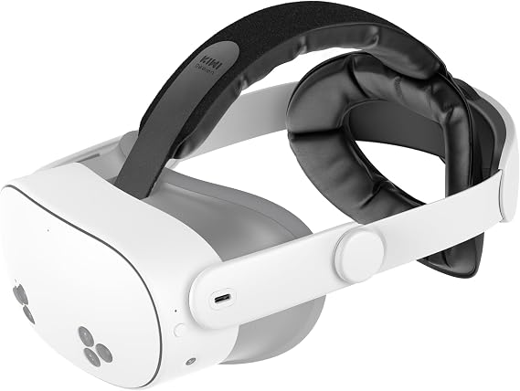 KIWI design K4 Head Strap for Quest 3/3S, Adjustable & Comfort & No Battery | Upgraded Dial for Snug Fit, Weight-Balanced Design for Better Comfort and Enhanced Support, Ideal VR Headset Accessories Gift