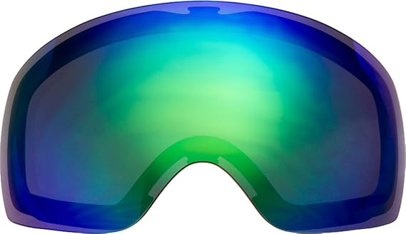 ZERO TECH BASE Compatible Replacement Lens for Oakley Flight Deck M Snow Goggles Mirror type
