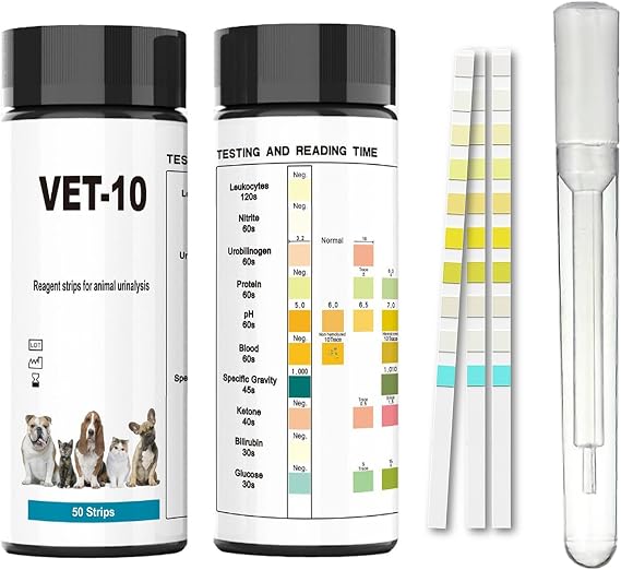 QMARK Urine Test Strips for Cats & Dogs, 50 Count