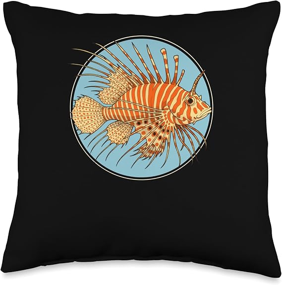 Lionfish Throw Pillow