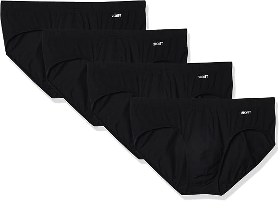 2(X)IST Men's Cotton Stretch Bikini Brief 4-Pack