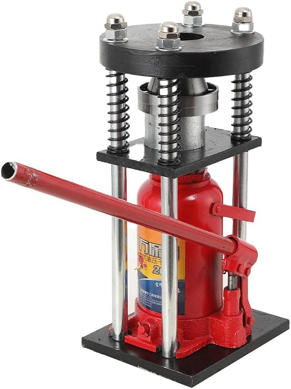 Hydraulic Hose Crimper, 16-38mm Hydraulic Crimping Tool High Pressure Bottle Jack Hydrauli c Press Crimper, 20T Benchtop Hydrauli c High Pressure Sprayer Hose Crimpe r(0.63-1.5)