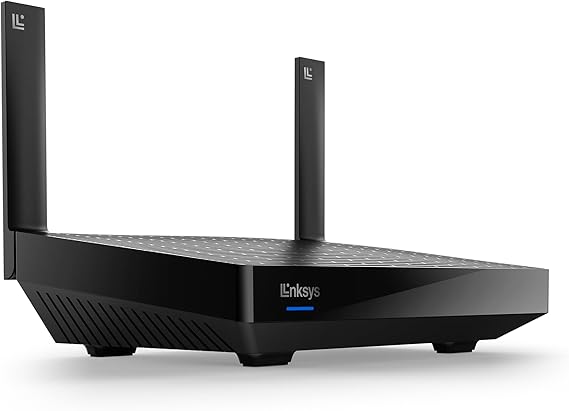 Linksys AX2200 | Dual-Band Mesh WiFi 6 Router | 2.2 (AX2200) Speeds | Connect 15+ Devices | 1500 Sq Ft Coverage | 2024 Release, Black