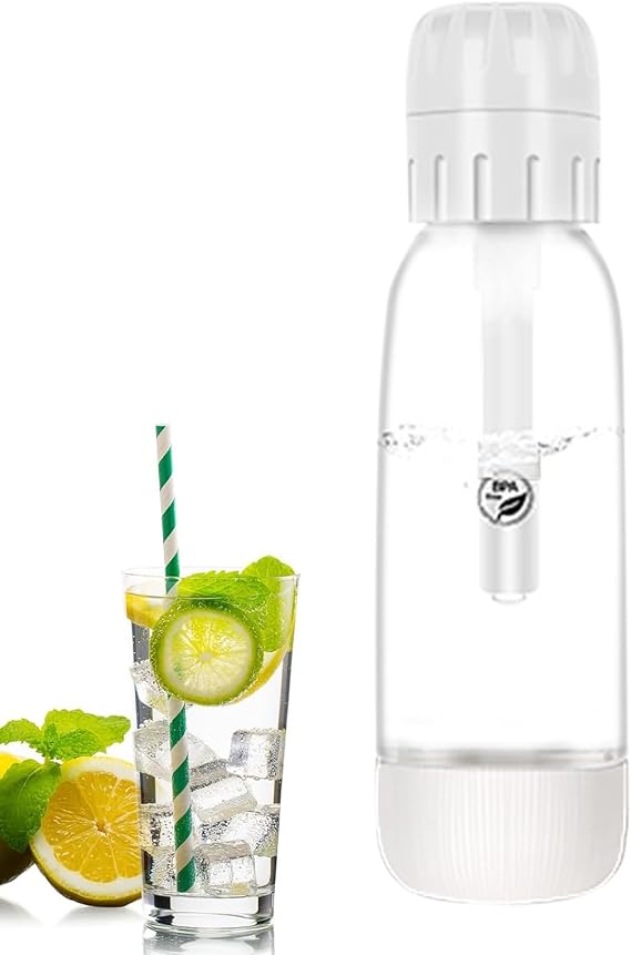 Sparkling Water Machine Portable Device Adjustable Bubble Flavor Cocktail | Soda Water Maker Machine Home Kitchen Bar Outdoor Parties Drink Cocktail