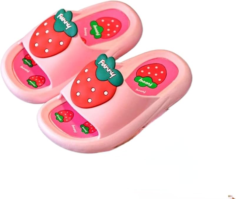 Kids Fruit Slippers Strawberry Slipper Carrot Home Slippers Indoor Slippers For Toddle Kids Boys Girls