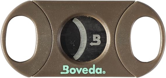 Boveda Cigar Cutter, Stainless Steel, Double Guillotine Blade Up to 64 Ring