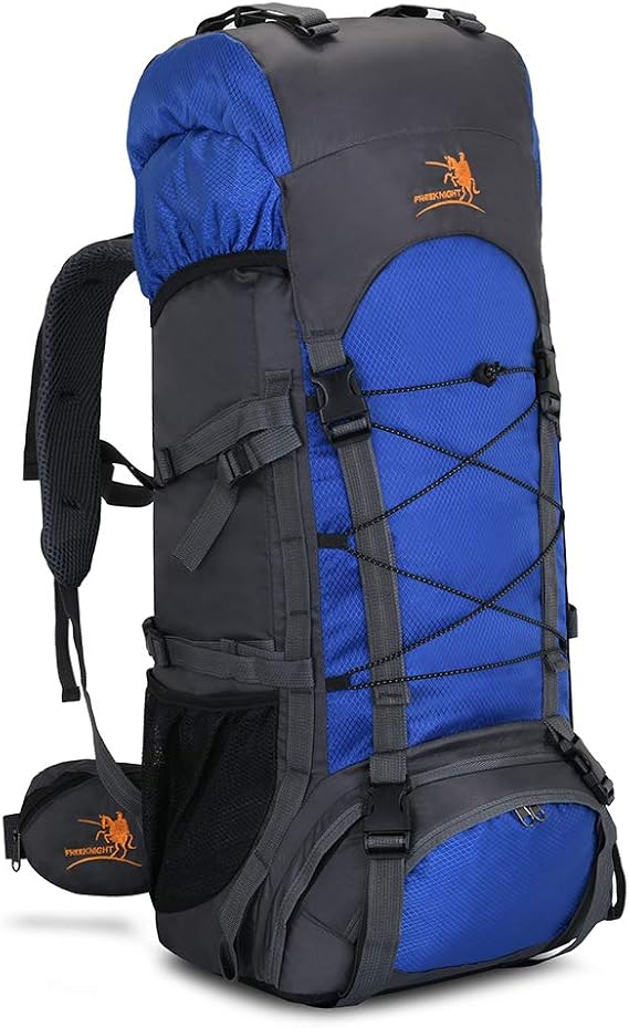 Bseash 60L Internal Frame Waterproof Hiking Camping Backpack with Rain Cover, Large Outdoor Sport Travel Daypack Rucksack