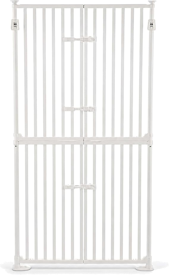 Ergode Cat Gate Extra Tall Indoor Pet Gate White 74 inch