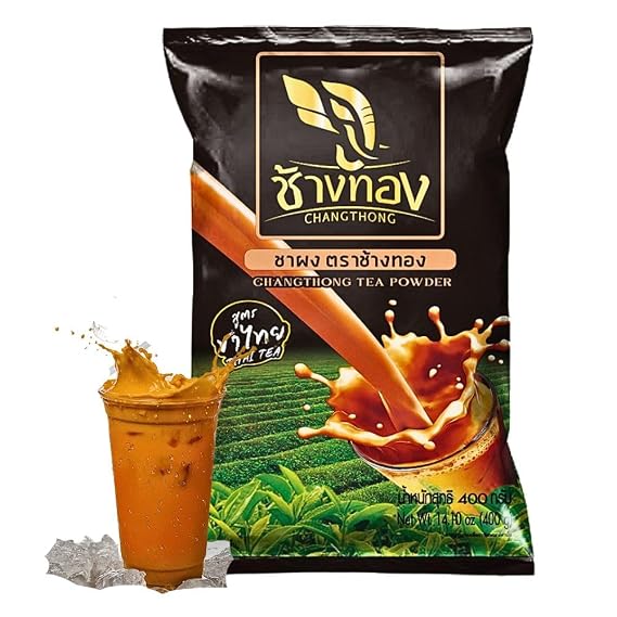 Thai Iced Tea Original CHANGTHONG TEA MIX FORMULA THAI TEA 6.70 Oz.