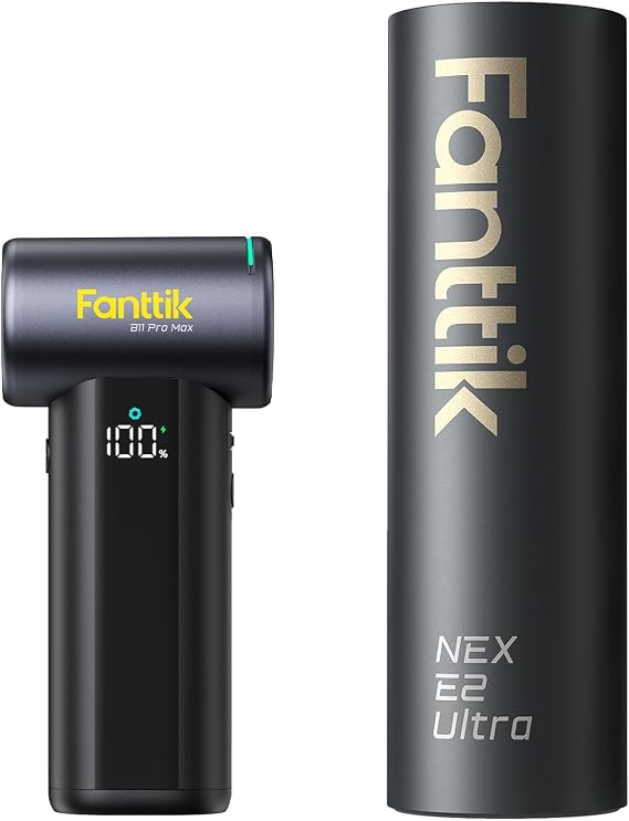 Fanttik Gust B11 Pro Max Electric Air Duster & E2 Ultra Mini Electric Screwdriver-Grey