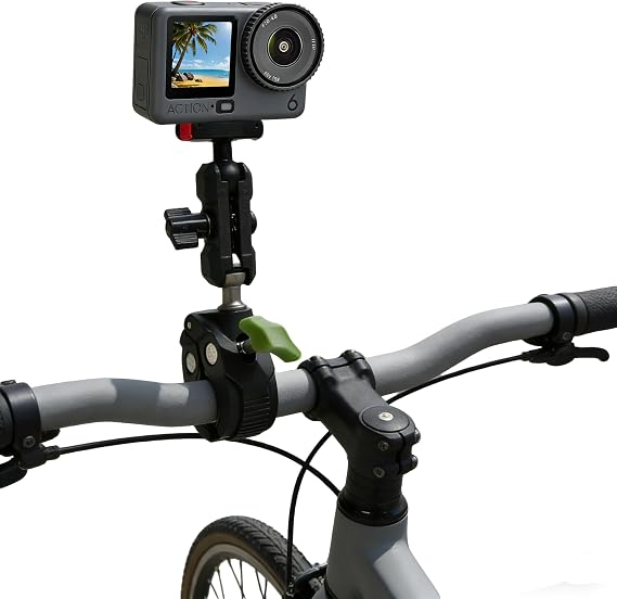 Camera Motorcycle Mount for DJI Osmo Action 6/Nano | with Quick Release Mount, angle adjustable, durable