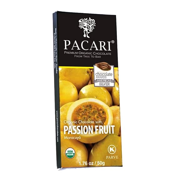 Pacari Passion Fruit Organic Chocolate Bar