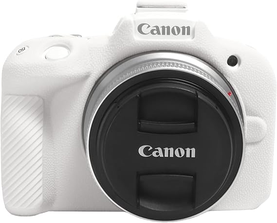 Easy Hood Camera Case Protective Cover for Canon EOS R50 Camera White