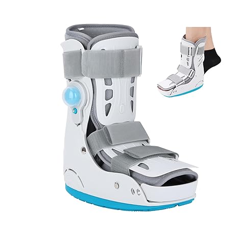 Walker Fracture Boot Air Cam Walker Boot Inflatable Walking Boot for Achilles Tendon Surgery, Acute Ankle Sprains, Broken Toe Foot, Post Op Care (S)