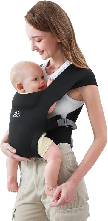 MOMTORY Baby Carrier for Newborns, Ergonomic Hip Seat Carrier, 3-12kg